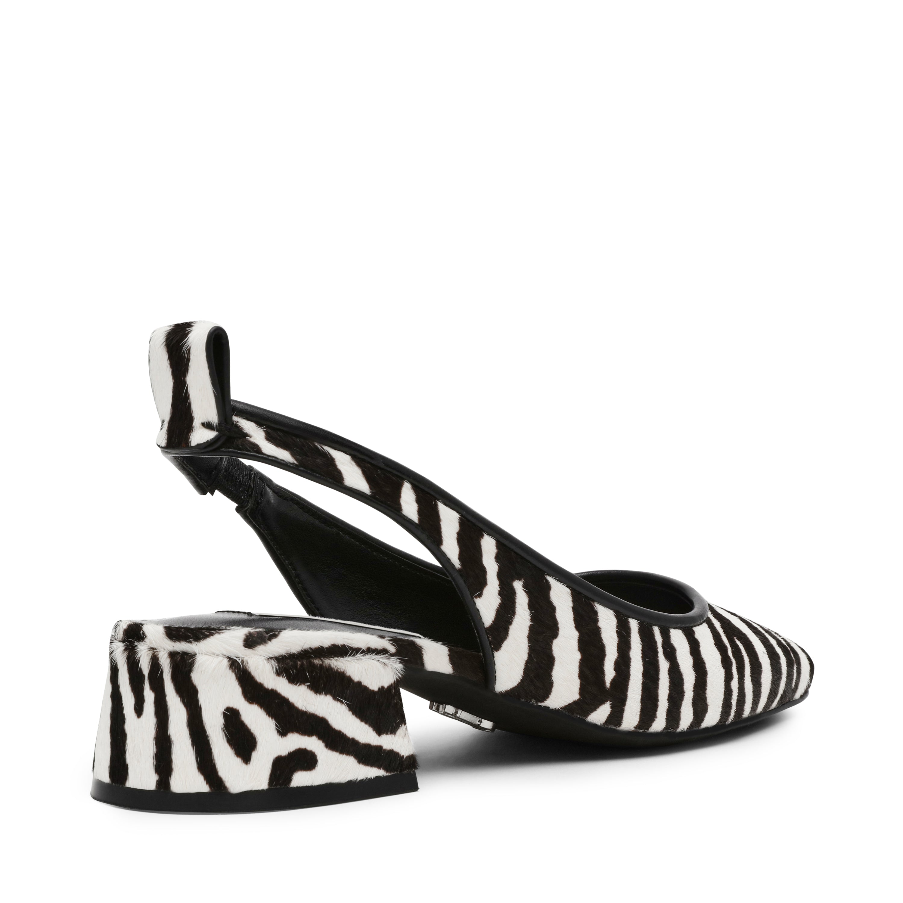 Slingbacks Smitten-LP BLACK/ZEBRA
