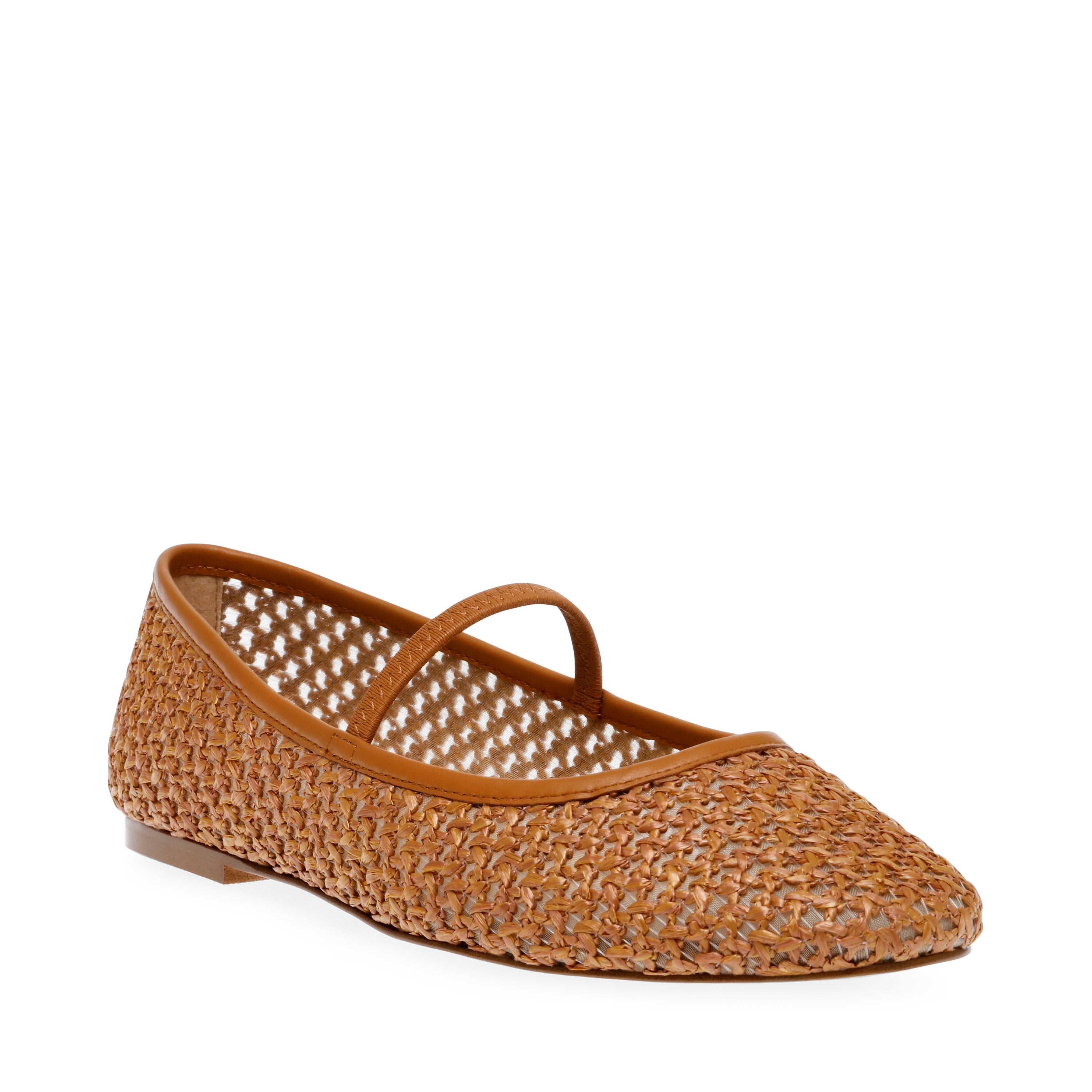 Μπαλαρίνες Majorca TAN RAFFIA