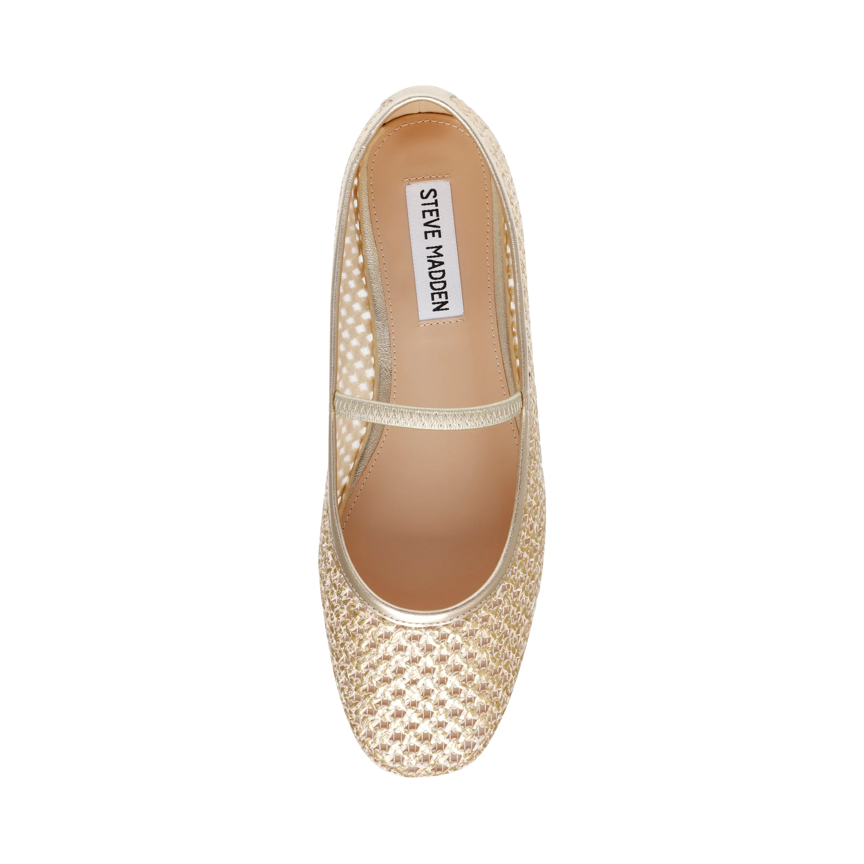 Μπαλαρίνες Majorca GOLD RAFFIA