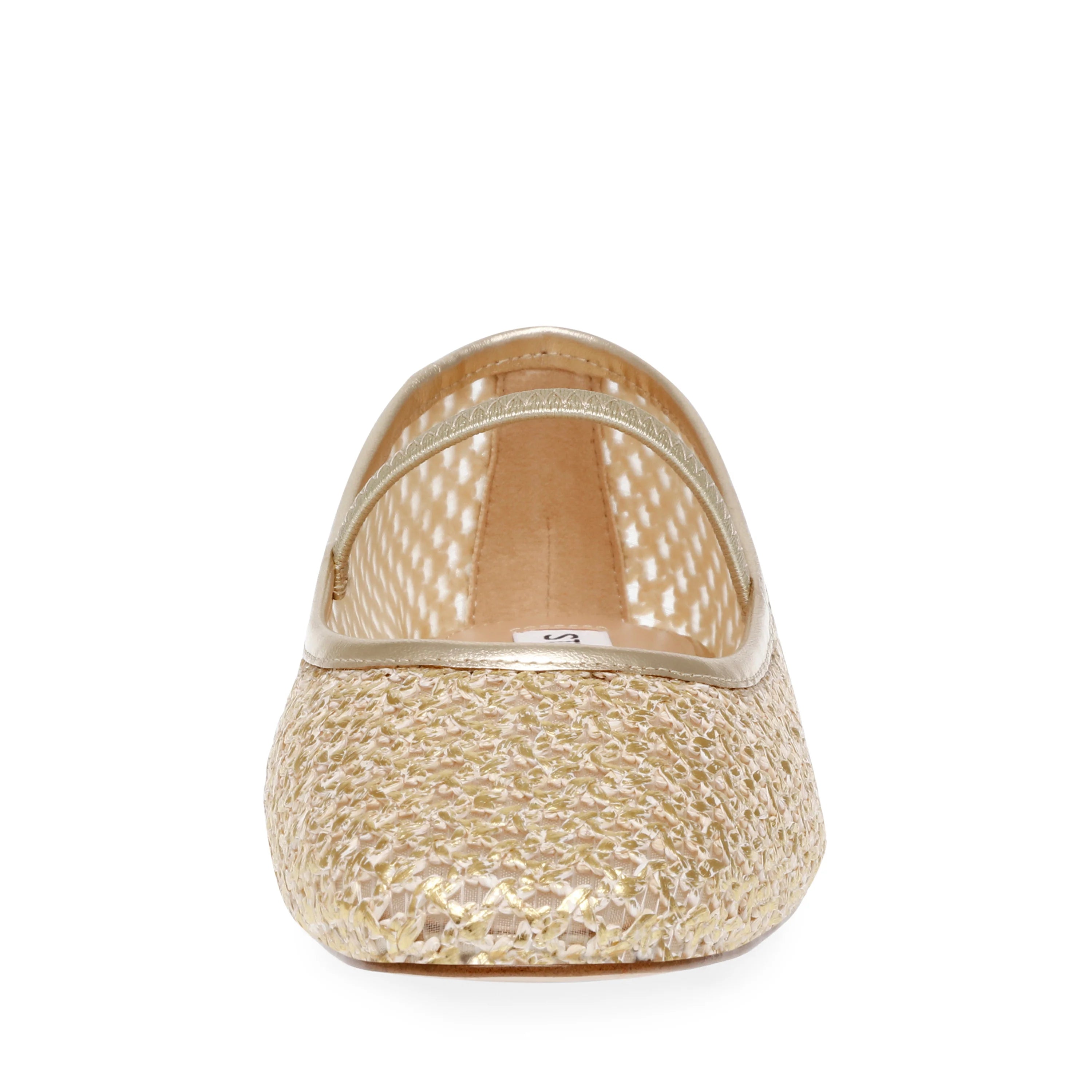 Μπαλαρίνες Majorca GOLD RAFFIA