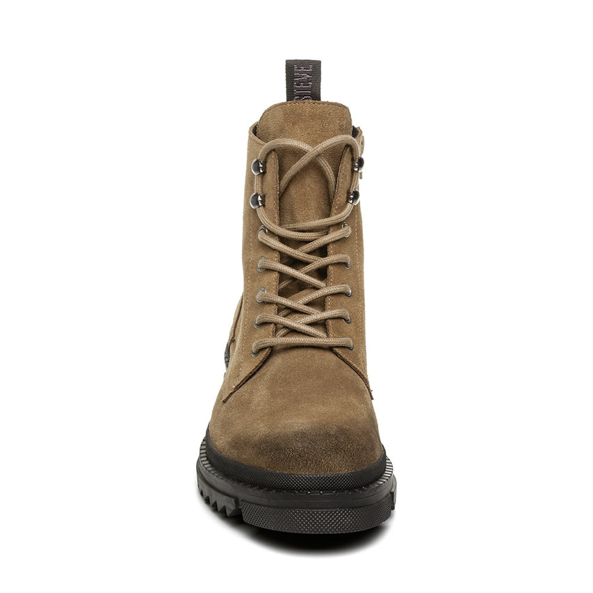 Μποτάκια Qaiza DARK TAUPE