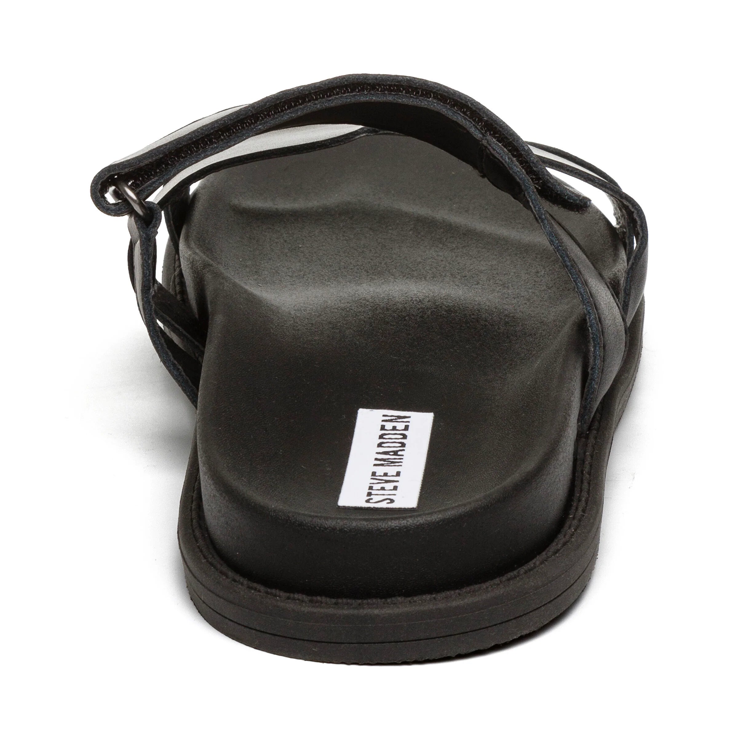 Σανδάλια Manu BLACK LEATHER