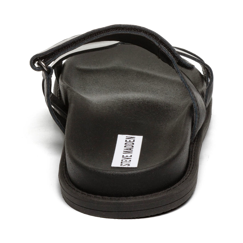 Σανδάλια Manu BLACK LEATHER