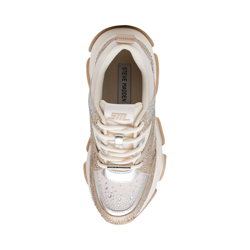 Sneakers Privy SILVER / GOLD CREAM