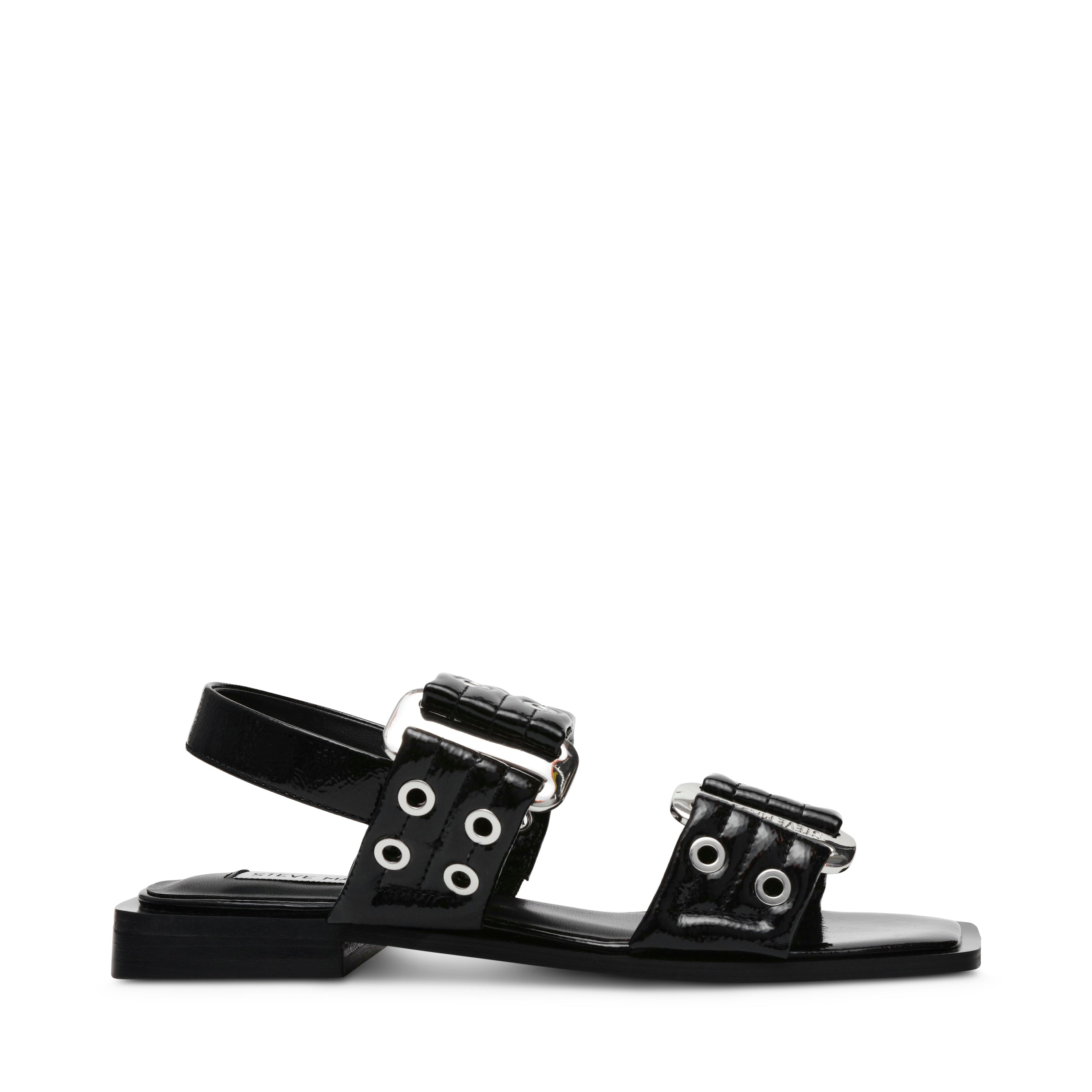 Σανδάλια Saria-E FLAT BLACK PATENT