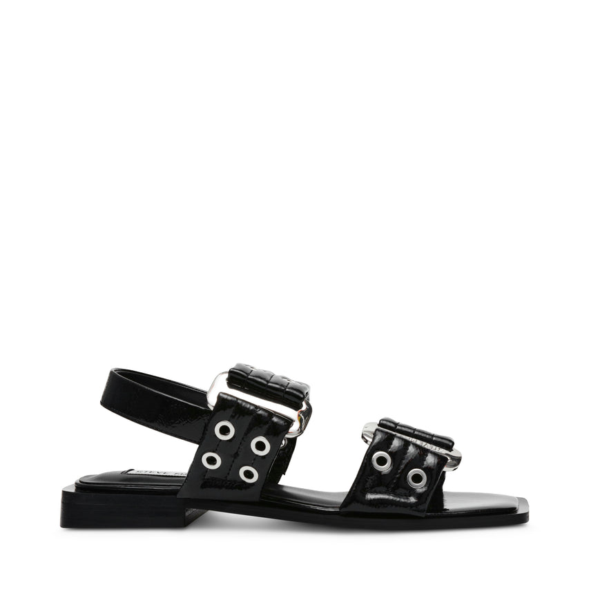 Σανδάλια Saria-E FLAT BLACK PATENT