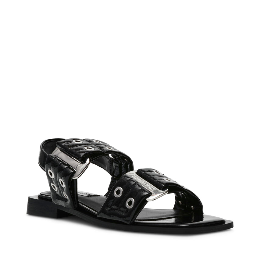 Σανδάλια Saria-E FLAT BLACK PATENT