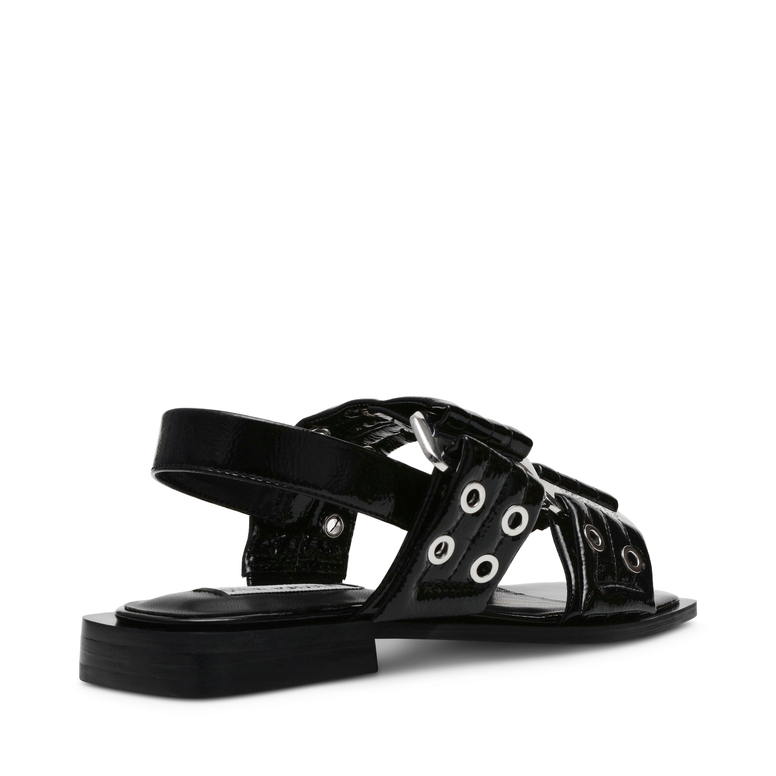 Σανδάλια Saria-E FLAT BLACK PATENT