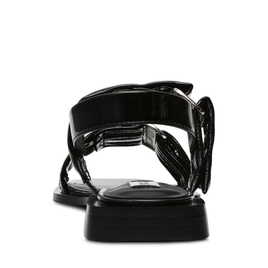Σανδάλια Saria-E FLAT BLACK PATENT