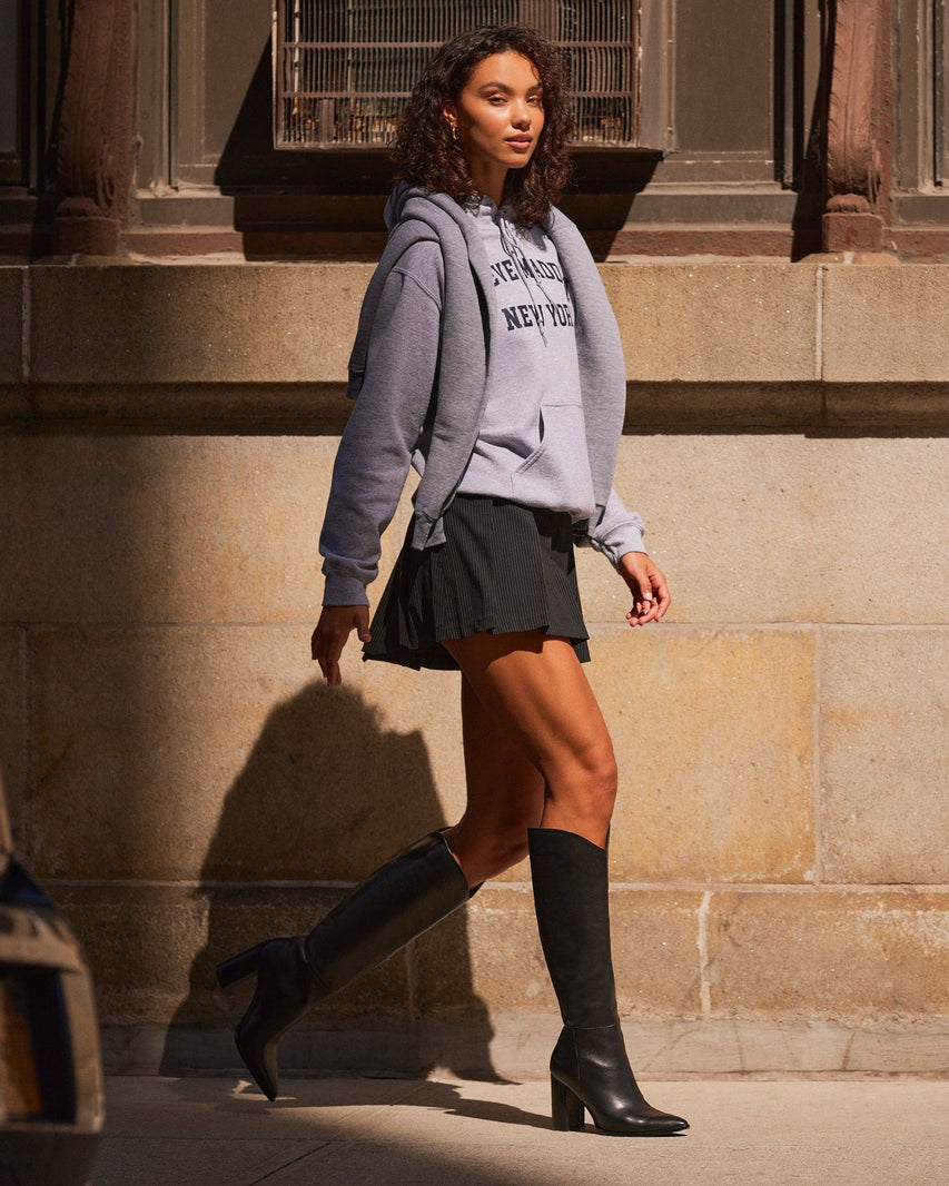 Μπότες Bixby BLACK LEATHER