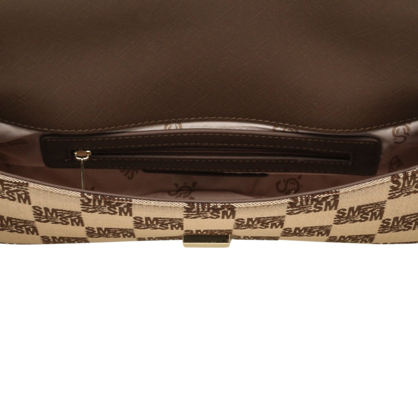 Τσάντα Btwang-14 BROWN/GOLD
