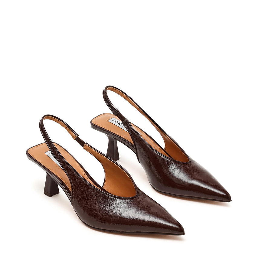Slingbacks Alari BROWN LEATHER