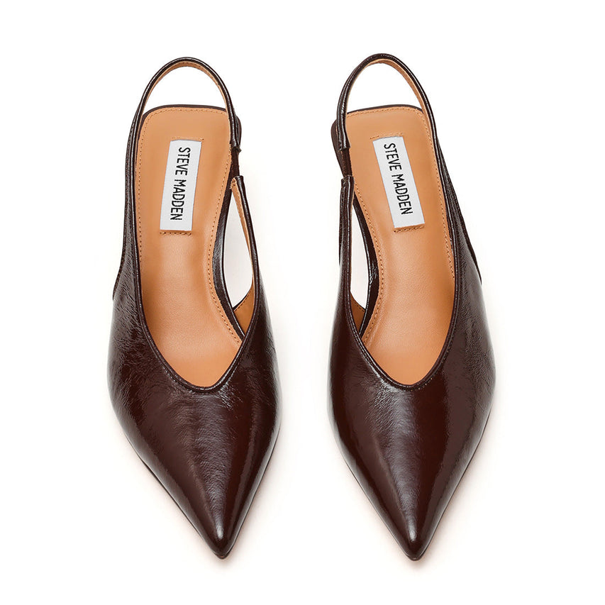 Slingbacks Alari BROWN LEATHER
