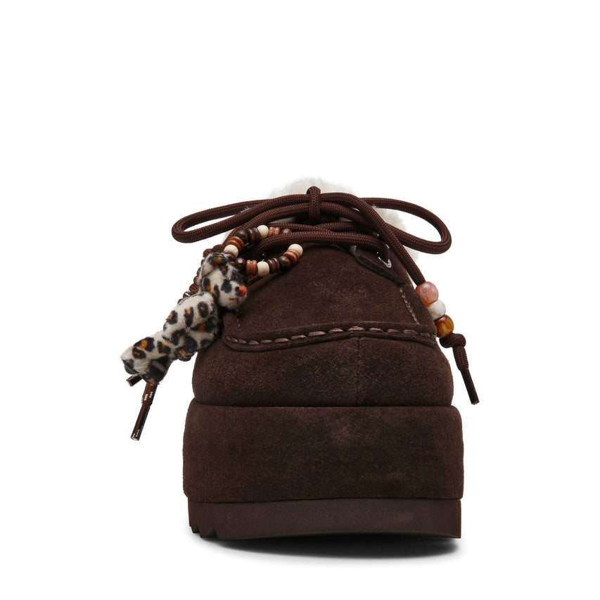 Mules Cuddly CHOCOLATE BROWN SUEDE