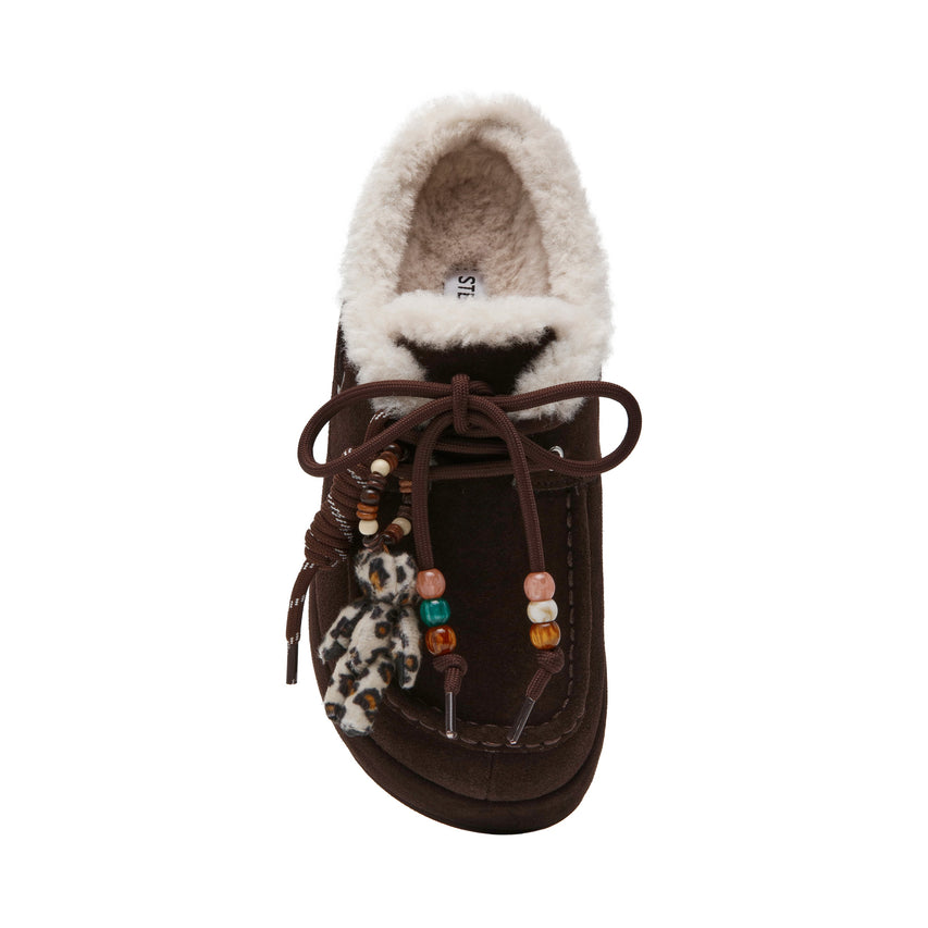 Mules Cuddly CHOCOLATE BROWN SUEDE