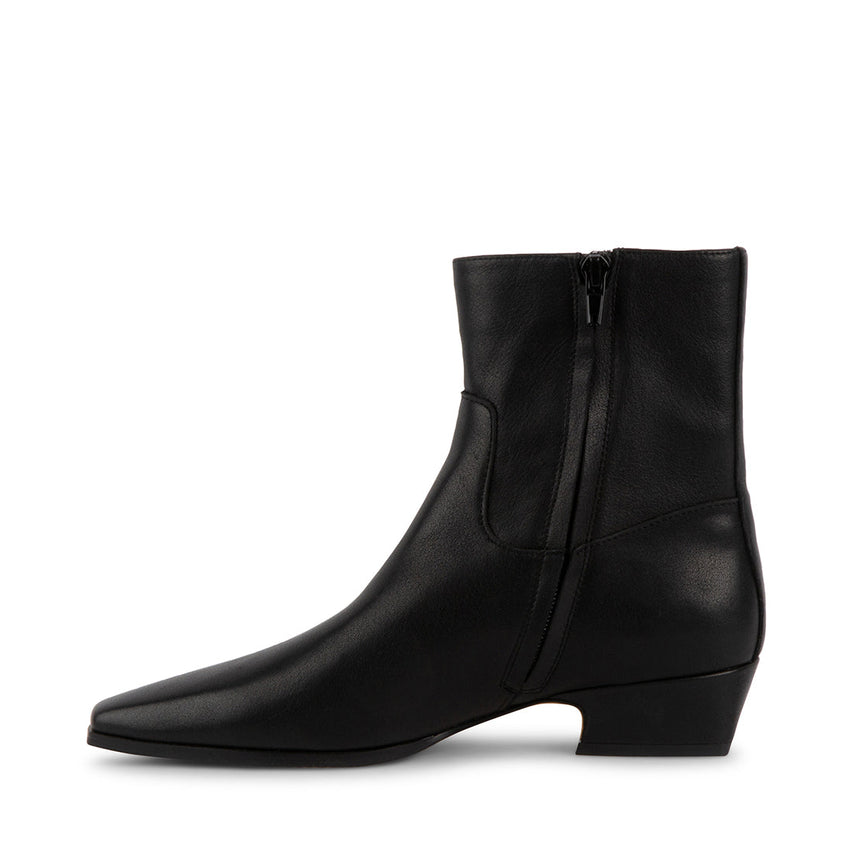 Μποτάκια Dusty BLACK LEATHER