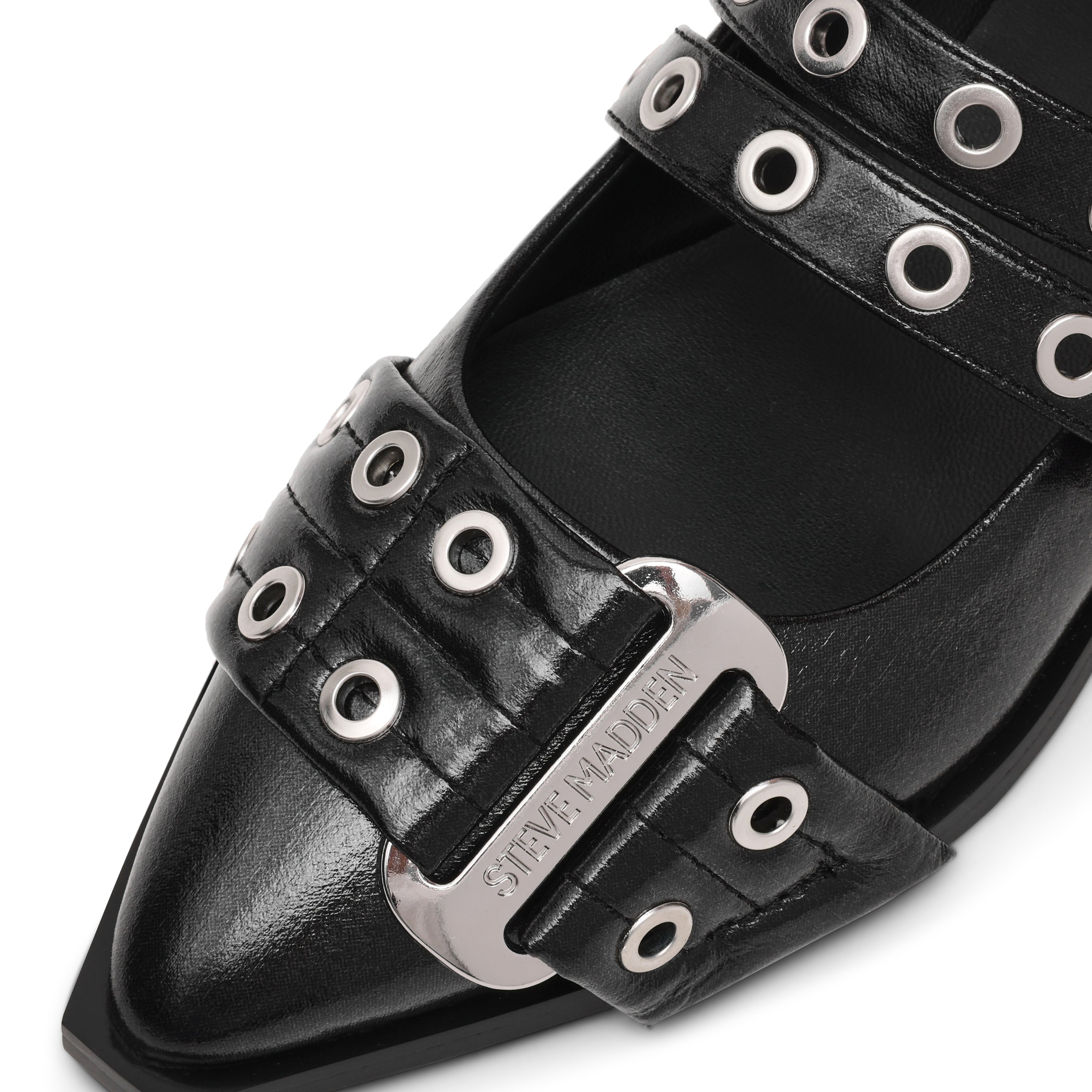 Μπαλαρίνες Grander BLK CRINKLE