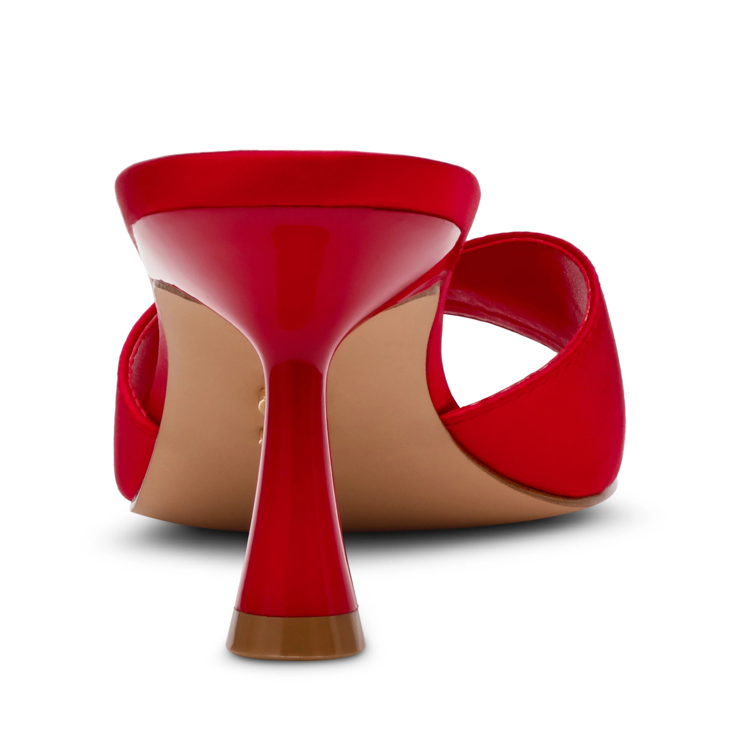 Mules Ivie RED SATIN