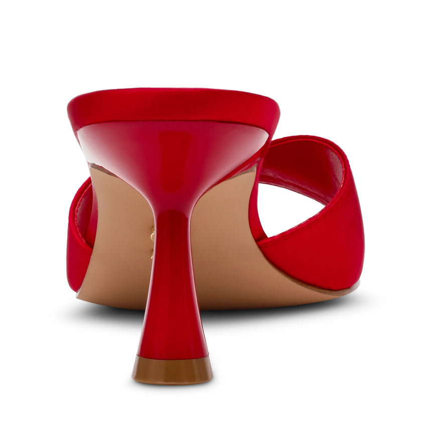 Mules Ivie RED SATIN
