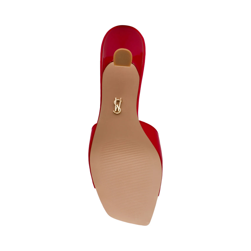 Mules Ivie RED SATIN