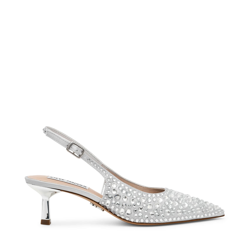 Slingbacks Korra-R SILVER STONES