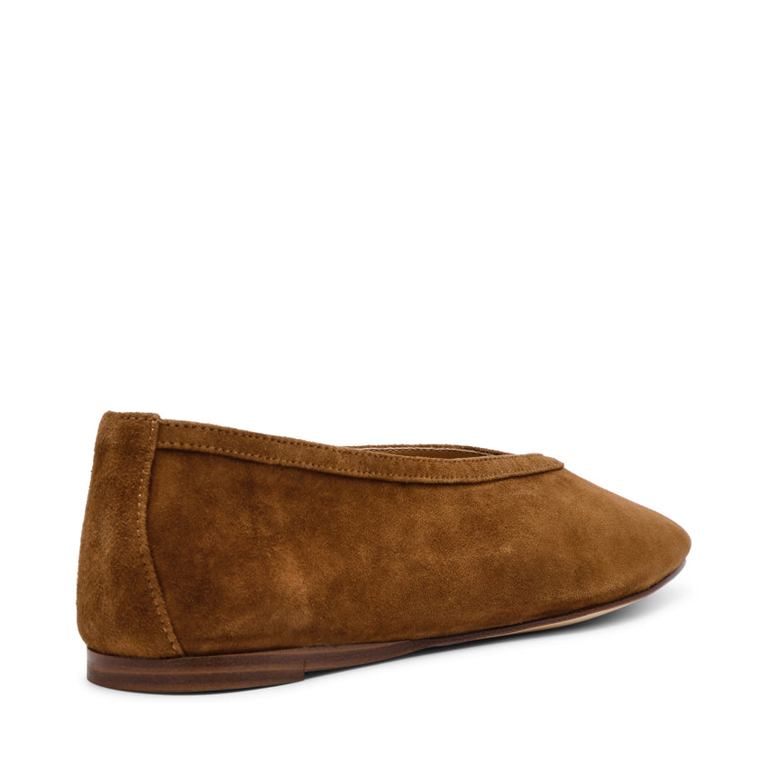 Μπαλαρίνες Leni CHESTNUT SUEDE