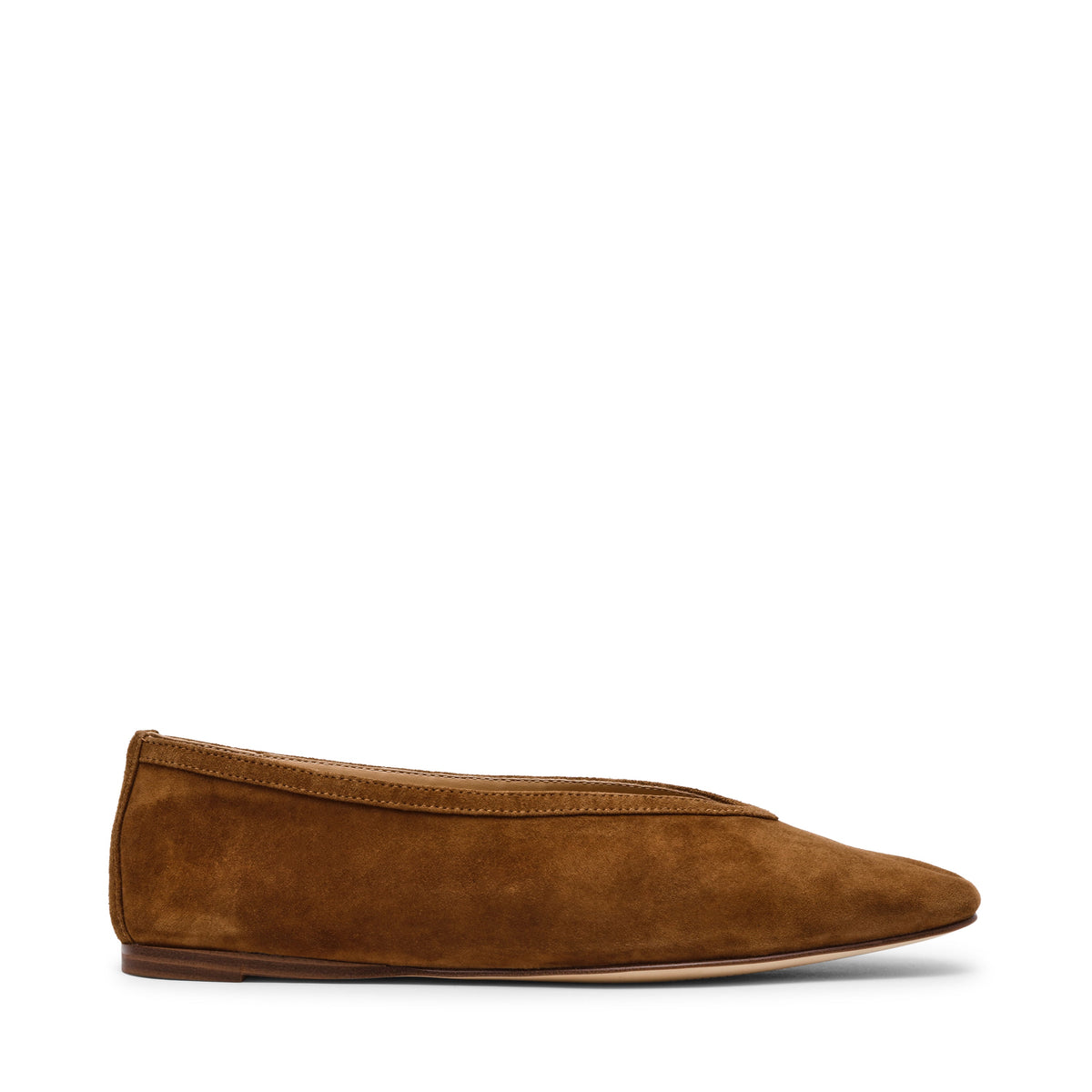 Μπαλαρίνες Leni CHESTNUT SUEDE