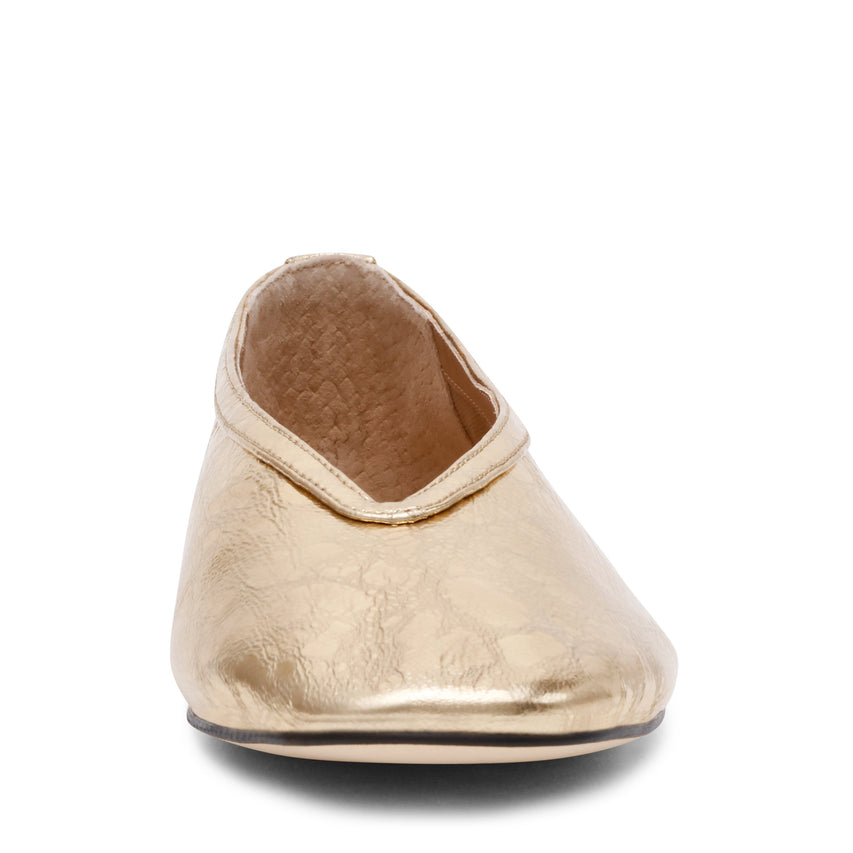 Μπαλαρίνες Leni GOLD LEATHER