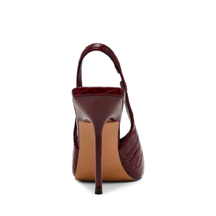 Slingbacks Lucian WINE CROCO