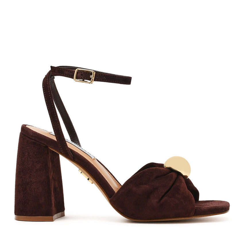 Πέδιλα Meladi CHOCOLATE BROWN SUEDE