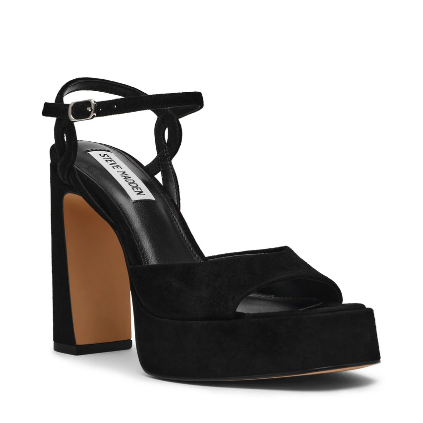 Πέδιλα Miliana BLACK SUED
