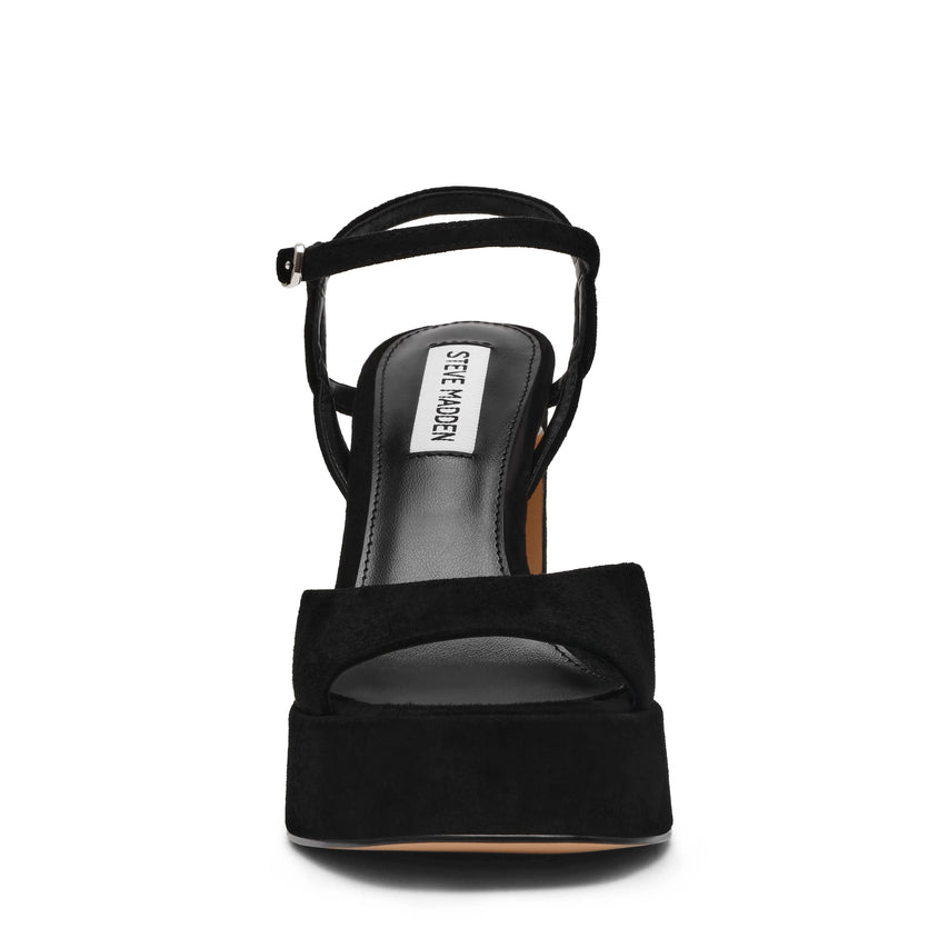 Πέδιλα Miliana BLACK SUED