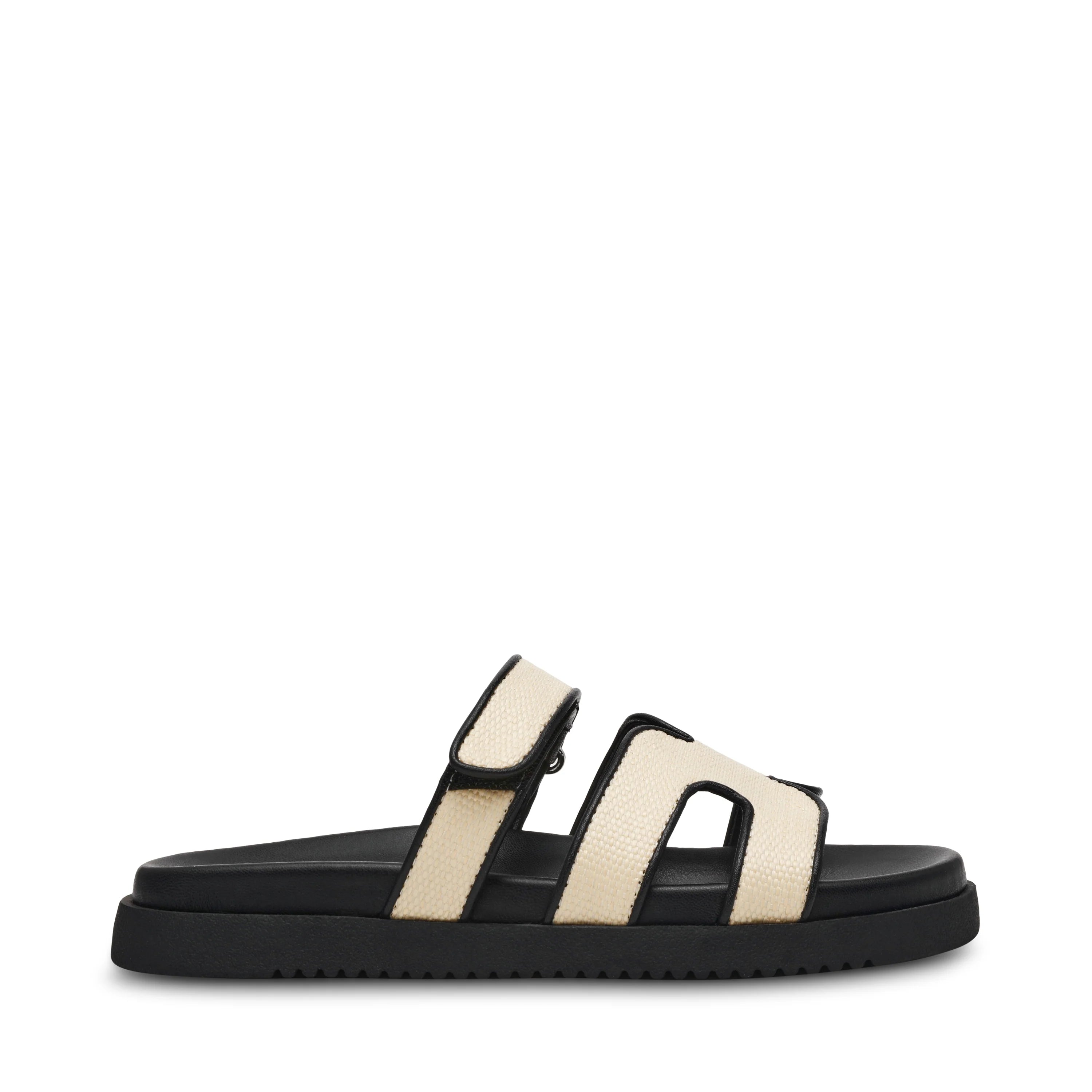 Σανδάλια Missile NAT BLACK RAFFIA