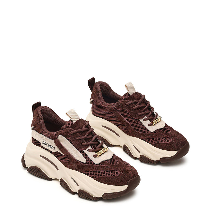 Sneakers Possession-E BROWN OFF WHITE