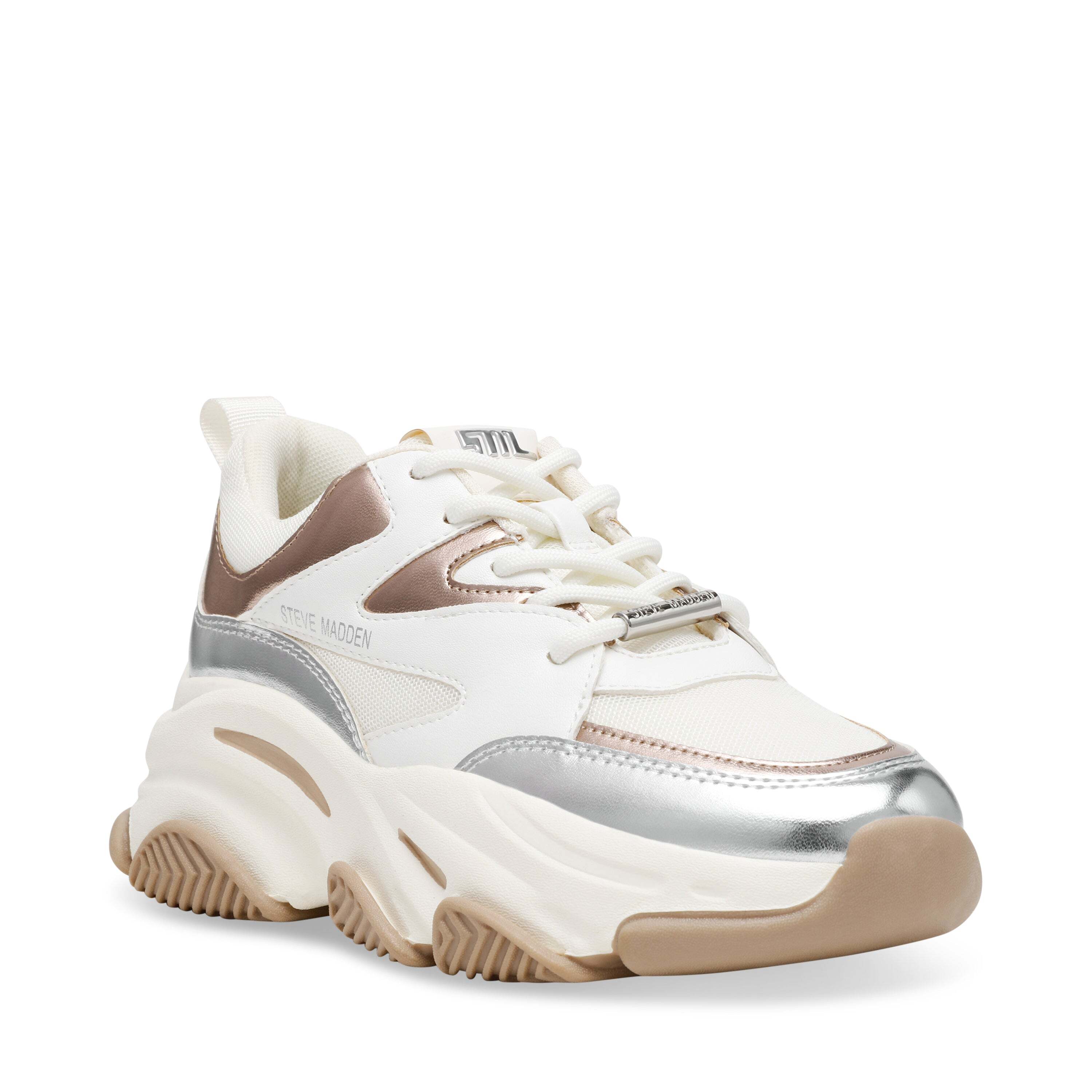 Progressive SNEAKERS SILVER / GOLD CREAM