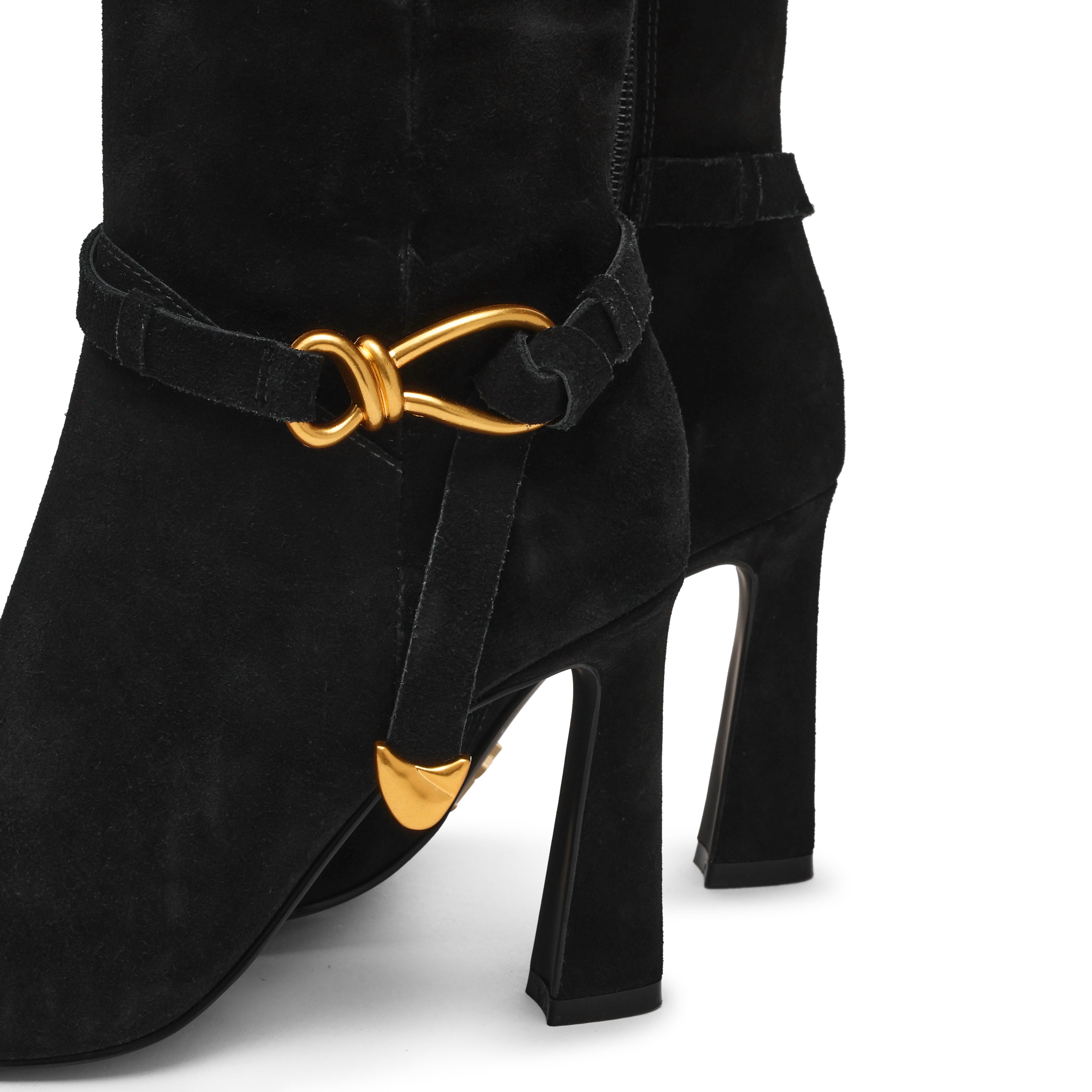 Μποτάκια Sirrens BLACK SUED